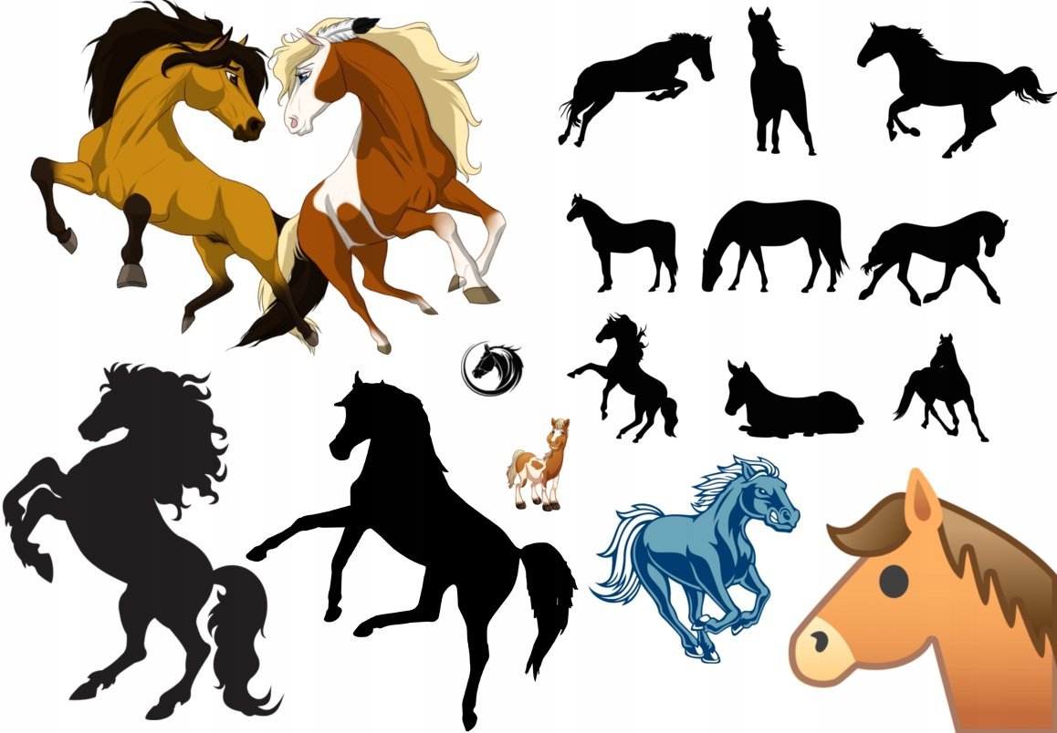 TATUAŻE ZMYWALNE DLA DZIECI KONIE SMOKA DUŻO GRAFIK