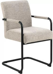 Krzesło z podłokietnikami Adele beżowe - Krzesła - miniaturka - grafika 1