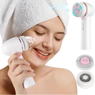 Szczoteczki do twarzy - Szczoteczka do mycia twarzy szczotka oczyszczania elektryczna zestaw - miniaturka - grafika 1