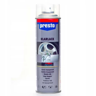 Lakier Bezbarwny Połysk | Spray 500Ml Presto - Chemia warsztatowa - miniaturka - grafika 1