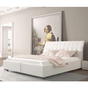 New Design Łóżko MADISON PRESTIGE tapicerowane Rozmiar 120x200 Pojemnik Z pojemnikiem Tkanina Grupa IV - Łóżka - miniaturka - grafika 1