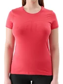 Bluzki damskie - T-shirt damski 4FWSS24TTSHF1163 - czerwony XS - miniaturka - grafika 1
