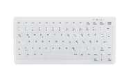 Klawiatury - CHERRY AK-C4110 klawiatura Medyczna RF Wireless QWERTZ Niemiecki Biały AK-C4110F-FUS-W/GE - miniaturka - grafika 1