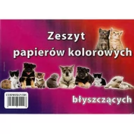 Artykuły biurowe - Zeszyt papierów kolorowych A4 kredowy błyszczący - miniaturka - grafika 1