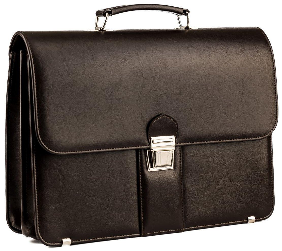 Poręczna aktówka męska Tizano T08 czekolada