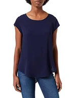 Koszulki i topy damskie - ONLY Onlvic S/S Solid Top Noos Ptm Top Kobiety , niebieski (Evening Blue) , 62 - miniaturka - grafika 1