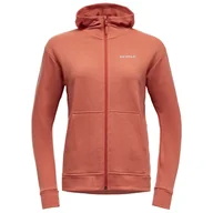 Bluzy sportowe damskie - Bluza damska Devold Everyday Zip Hoodie Wmn Rozmiar: S / Kolor: pomarańczowy - miniaturka - grafika 1