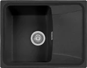 Zlewozmywaki - Zlew PLADOS HARMONY 61.10 CZARNY METAL (black metalik 44) (HR615044) - miniaturka - grafika 1