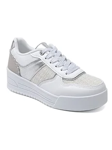 Sixth Sens Sneakersy w kolorze kremowo-biało-szarym - Trampki damskie - miniaturka - grafika 1