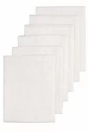 Stroje kąpielowe dla dziewczynek - Meyco 452100 6 sztuk pieluch materiałowych pieluchy z tkaniny pieluchy muślinowe chusteczki 70 x 70 cm 100% bawełna białe - miniaturka - grafika 1
