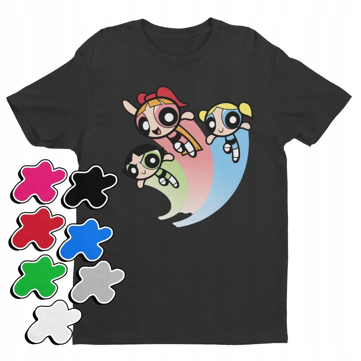 Koszulka T-Shirt Dziecięca Z Nadrukiem Atomówki Dla Dziewczynki -L 146-152