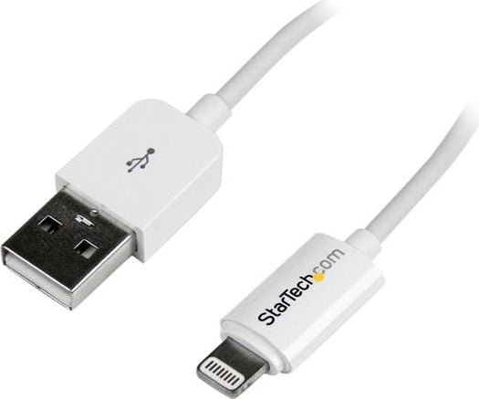 Kabel USB StarTech USB-A - Lightning 3 m Biały USBLT3MW