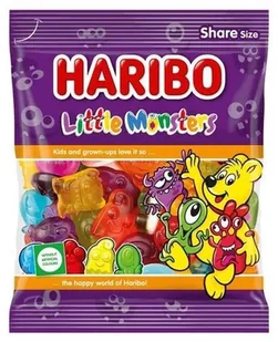 Haribo Little Monsters Żelki Pianki o Smaku Owocowym Halloween 160g - Żelki - miniaturka - grafika 1