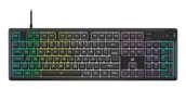 Klawiatury - Corsair K55 CORE RGB klawiatura Gaming USB QWERTZ Niemiecki Czarny CH-9226C65-DE - miniaturka - grafika 1