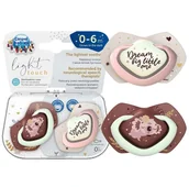 Smoczki uspokajające - CANPOL BABIES SMOCZEK SILIKONOWY SLEEPY KOALA 0-6m 2 szt GIRL - miniaturka - grafika 1