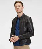 Kurtki męskie - Kurtka skórzana - Berin - miniaturka - grafika 1