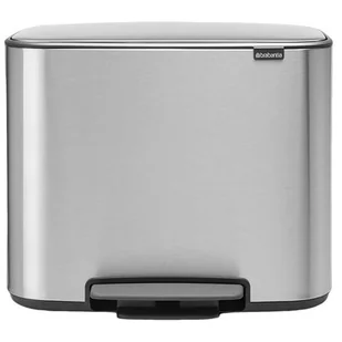 Brabantia Bo Pedal Bin Kosz 36 l 1 komora Stal matowa FPP 12 14 87 - Kosze na śmieci - miniaturka - grafika 1
