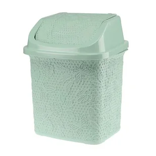 Kosz uchylny 6,5 l FANCY miętowy - Kosze na śmieci - miniaturka - grafika 1