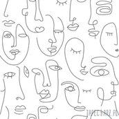 Tapety - Esta Home Black & White with a splash of gold 139145 tapeta ścienna 139145 - miniaturka - grafika 1