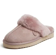 Kapcie damskie - Dearfoams Damskie kapcie Fireside Sydney sztuczne Shearling Scuff, - pudrowy róż - 38 EU - miniaturka - grafika 1