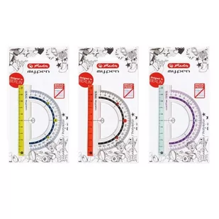 Herlitz Kątomierz 10cm Mix - Przybory szkolne - miniaturka - grafika 2