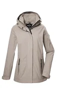 Kurtki damskie - G.I.G.A. DX Damska kurtka funkcyjna wodoszczelna/kurtka outdoorowa z odpinanym kapturem GS 53 WMN JCKT, jasno-piaskowa, 44, 42839-000 - miniaturka - grafika 1