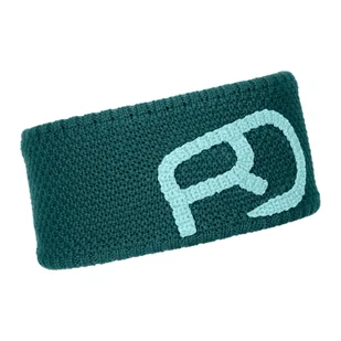 Ortovox Rock 'N' Wool W, opaska na głowę, ciemnozielona - Czapki i chusty sportowe damskie - miniaturka - grafika 1
