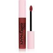 Szminki - NYX Professional Makeup Professional Makeup - Lip Lingerie XXL Matte Liquid Lipstick - Matowa pomadka do ust w płynie - 4 ml - 08 - STRAPS OFF NYXPUPML-4ML-22 - miniaturka - grafika 1