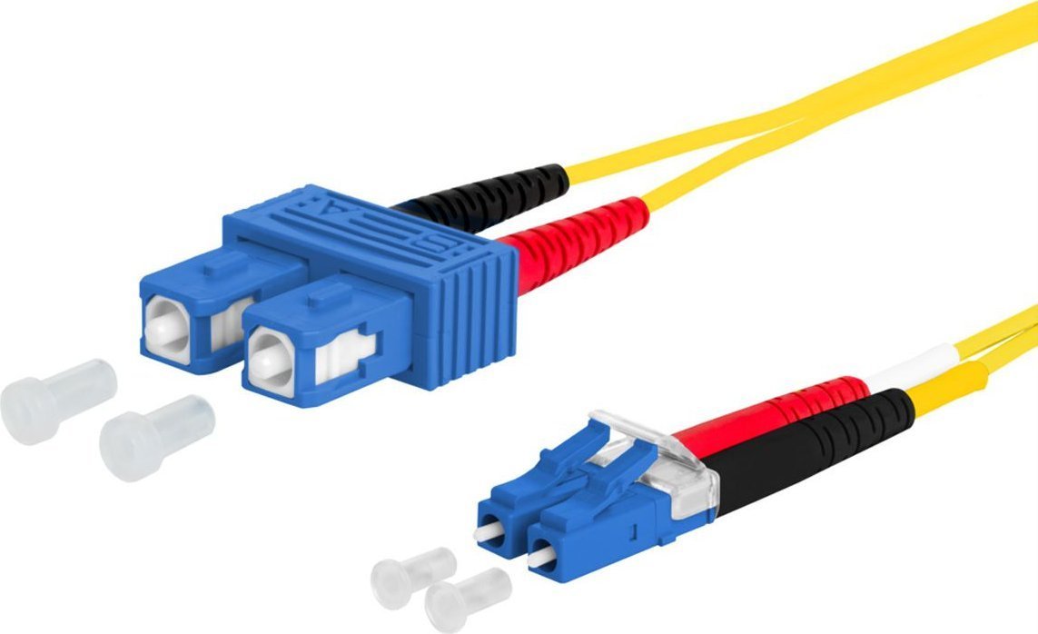 METZ CONNECT OpDAT Patchcable SC-D/LC-D OS2, 10 m