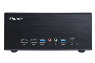 Shuttle XPС slim XH610G2 komputer typu barebone Komputer stacjonarny Czarny Intel H610 LGA 1700 - Mini PC - miniaturka - grafika 1