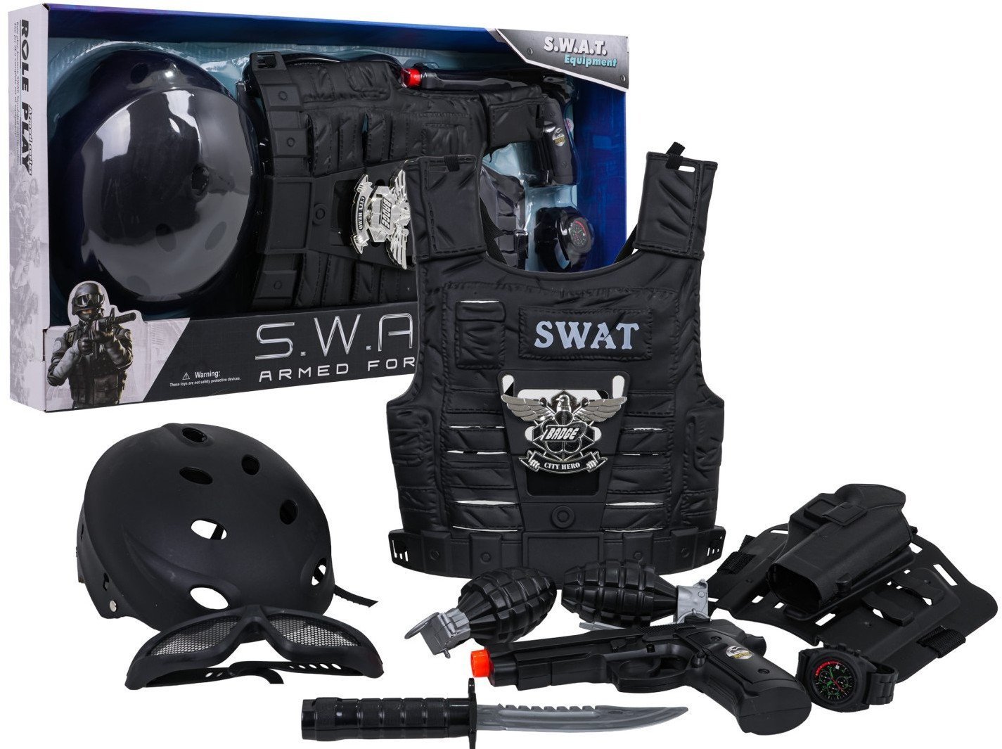 Zestaw Policjanta Czarny