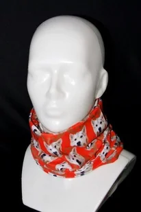 AUUU Komin HUSKY ORANGE - Czapki i chusty sportowe damskie - miniaturka - grafika 1