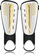 Piłka nożna - OCHRANIACZE NA GOLENIE NAGOLENNIKI PISZCZELI DLA DZIECI ROZ. XS ZŁOTY - miniaturka - grafika 1