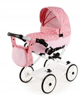 Domki dla lalek - Duży Wózek dla lalek Viki Vi-07 PUDROWY RÓŻ - miniaturka - grafika 1