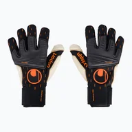 Piłka nożna - Rękawice bramkarskie uhlsport Speed Contact Absolutgrip Reflex czarno-białe 101126201 9 - miniaturka - grafika 1