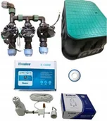 Inne akcesoria do nawadniania - Zestaw do automatycznego nawadniania 3 sekcje Hunter, czujnik deszczu, studzienka - miniaturka - grafika 1