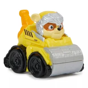 Paw Patrol: Samochodzik Pup Squad, 1:64 - Rubble - Samochody i pojazdy dla dzieci - miniaturka - grafika 1
