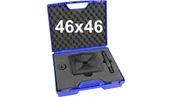 Nożyce i noże - Wycinak kwadratowy do otworów w stali 46x46 mm / Otwornica do blachy 46x46mm / ENERGOTYTAN WK46 - miniaturka - grafika 1
