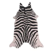 Dywany - Dywan Crystal Fleece 120 x 160 cm zebra kształt - miniaturka - grafika 1