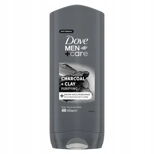 Dove UNILEV MEN ŻEL P PR CARE ELEM.WĘGIEL+GL 400ML Unileve - Żele pod prysznic dla mężczyzn - miniaturka - grafika 1
