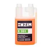 Środki do podłóg i mebli - ENZIM ENZIM E351 Koncentrat do codziennego mycia podłóg i mebli drewnianych oraz paneli CLEAN WOOD 1L E351 - miniaturka - grafika 1