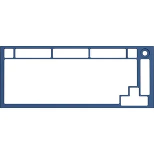 Ramka GLORIOUS PC GMMK Pro Niebieski - Gadżety dla graczy - miniaturka - grafika 1