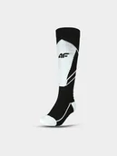 Skarpetki sportowe męskie - 4F Skarpety narciarskie męskie - czarne 43-46 - miniaturka - grafika 1