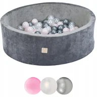 Suche baseny - FunWorld Suchy Basen Pudrowy Róż 100x50 500 Piłeczek Perłowy 100R50/S_LP/07_09_15_14/5 - miniaturka - grafika 1