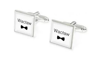 Oryginalne Spinki Do Mankietów Dla Wacława - Spinki do mankietów i krawatów - miniaturka - grafika 1
