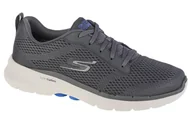 Sneakersy męskie - Skechers Go Walk 6 Avalo 216209-CHAR męskie sneakersy szare - miniaturka - grafika 1