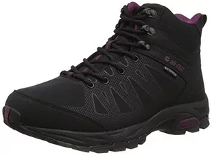 Hi-Tec Raven Mid Wp damskie buty trekkingowe, Czarny Black Grape Wine 21, 40 EU - Buty trekkingowe damskie - miniaturka - grafika 1