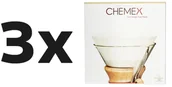 Akcesoria i części AGD - Zestaw: 3x Chemex - Filtry papierowe okrągłe, niezłożone 6, 8, 10 filiżanek - miniaturka - grafika 1