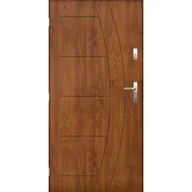 Drzwi zewnętrzne - PANTOR Drzwi stalowe zewnętrzne wejściowe Hawr złoty dąb 80 lewe - miniaturka - grafika 1