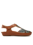 Półbuty damskie - Pikolinos Półbuty 655-0575 Zielony - miniaturka - grafika 1